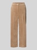 OPUS Straight leg broek met steekzakken, model 'Misha lane' Camel