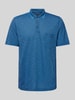 RAGMAN Poloshirt met streepmotief en borstzak Koningsblauw