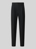 Lindbergh Straight Fit Stoffhose mit Baumwoll-Anteil Black