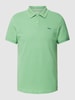s.Oliver RED LABEL Poloshirt met logostitching Zachtgroen