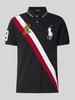 Polo Ralph Lauren Regular fit poloshirt met motief- en logostitching Zwart