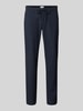 Brax Straight fit stoffen broek met Franse steekzakken, model 'PHIL' Marineblauw