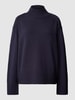 Tommy Hilfiger Strickpullover mit überschnittenen Schultern Marine