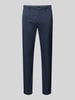 Tommy Hilfiger Straight leg chino met structuurmotief, model 'DENTON' Marineblauw