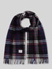 Tommy Hilfiger Schal aus reiner Wolle Black