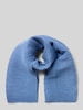 More & More Schal mit Viskose-Anteil in Strick-Optik Rauchblau
