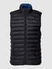 Blend Bodywarmer met labeldetail, model 'Romsey' Zwart