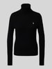 Polo Ralph Lauren Strickpullover mit Label-Stitching Black