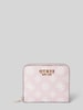 Guess Portemonnaie mit Label-Applikation Modell 'LAUREL' Pink