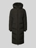WITHBLACK Steppmantel mit Kapuze Dunkelgruen