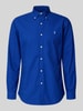 Polo Ralph Lauren Regular Fit Freizeithemd aus reiner Baumwolle Dunkelblau