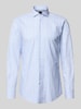 BOSS Slim Fit Businesshemd aus Baumwoll-Mix Modell 'HANK-SP' Bleu