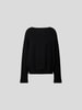 Juvia Oversized Pullover mit Kaschmir-Anteil Black