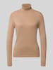 Christian Berg Woman Longsleeve mit Rollkragen Camel