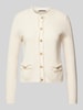 Mango Cardigan mit Strukturmuster Modell 'COCOCHA' Offwhite