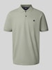 Lerros Poloshirt mit Label-Stitching Lind