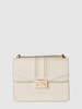 Seidenfelt Crossbody Bag in Leder-Optik Modell 'Roros' Beige