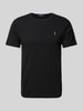 Polo Ralph Lauren T-shirt met labelstitching Zwart