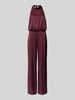 V by Vera Mont Regular Fit Jumpsuit mit Strukturmuster Bordeaux