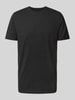 OLYMP Level Five T-Shirt mit geripptem Rundhalsausschnitt im 2er-Pack Black