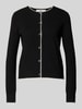 Mango Cardigan mit durchgehender Knopfleiste Modell 'LUCCA' Black