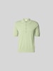 Closed Poloshirt mit gerippten Abschlüssen Gruen