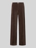 Raffaello Rossi Regular Fit Cordhose aus Baumwoll-Mix Modell 'ELAINE' Mittelbraun