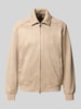 Antony Morato Blouson in leerlook met tweewegritssluiting Zand