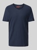 MCNEAL T-shirt met V-hals Donkerblauw