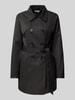 Only Regular Fit Trenchcoat mit Kentkragen Modell 'VALERIE' Black