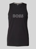 BOSS Tanktop mit Label-Print Modell 'Beach' Black