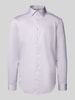 Jake*s Slim Fit Business-Hemd mit Kentkragen Metallic Lila