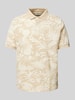 Gant Poloshirt met korte knoopsluiting Beige