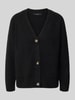 VERO MODA Oversized Strickjacke mit Woll-Anteil Modell 'BOOM' Black