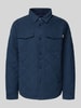 Pepe Jeans Regular Fit Hemdjacke aus Baumwoll-Mix Modell 'QUILTED WORKSHIRT' Marine