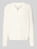SELECTED HOMME Regular Fit Strickjacke aus reiner Baumwolle Modell 'DERECK' Offwhite