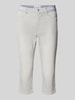 Angels Caprijeans mit Eingrifftaschen Modell 'Ana' Mittelgrau