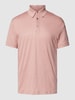 Tommy Hilfiger Tailored Koszulka polo o kroju regular fit z mieszanki lnu Terakotowy