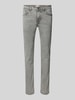 MCNEAL Slim Fit Jeans im 5-Pocket-Design Hellgrau Melange