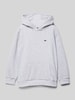 Lacoste Hoodie met logopatch Middengrijs gemêleerd