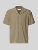 s.Oliver RED LABEL Resort Fit Freizeithemd aus reiner Baumwolle Khaki