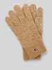 Tommy Hilfiger Handschuhe mit Woll-Anteil Beige