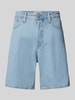 SELECTED HOMME Slim Fit Bermudas in unifarbenem Design Modell 'LUTON' Hellblau