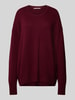 (The Mercer) N.Y. Gebreide pullover van kasjmier met ronde hals Bordeaux