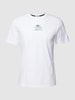 Lacoste T-Shirt mit Label-Print Weiss