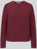 Selected Regular fit pullover van wolmix model 'LULU' Bordeaux