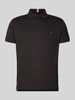 Tommy Hilfiger Koszulka polo o kroju regular fit z wyhaftowanym logo Czarny