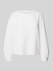 s.Oliver RED LABEL Relaxed Fit Sweatshirt aus Modal-Mix-Scuba Weiss