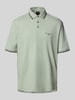 ARMANI EXCHANGE Poloshirt met labelprint Mintgroen