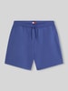 Tommy Jeans Bermudy o kroju relaxed fit z mieszanki bawełny z tunelem Szaroniebieski